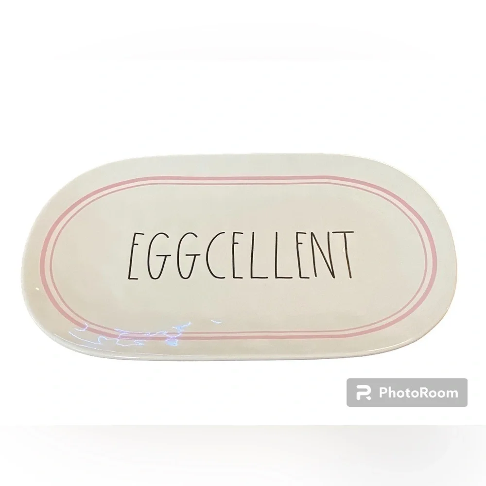Rae Dunn Eggcellent serving tray